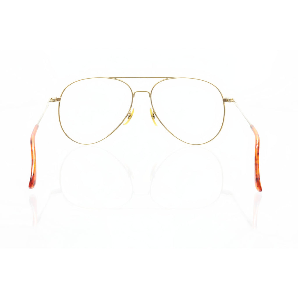 AO American Optical Gold Aviator sunglass frames, photo 5 of 6