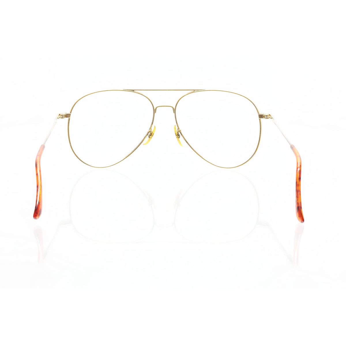 AO American Optical Gold Aviator sunglass frames, photo 5 of 6