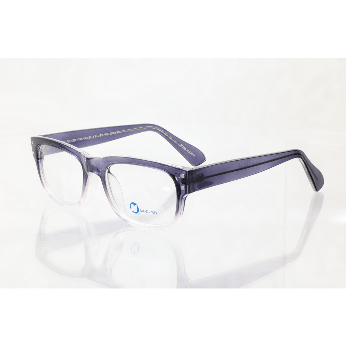 Modern Parallel Blue Fade 53-20-145mm Eyeglass FRAMES ONLY - NEW/WITHOUT TAGS