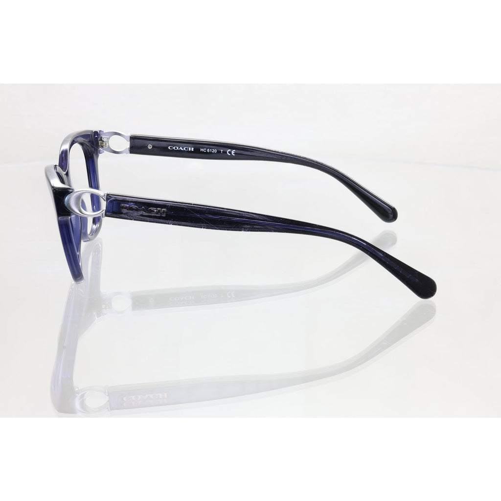 Coach HC6120 5110 transparent navy eyeglass frames, photo 4 of 8