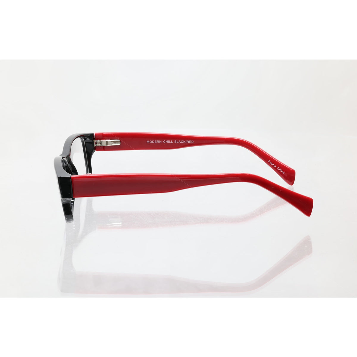 Modern Chill Black/Red 51-17-140mm Eyeglass FRAMES ONLY - NEW/WITHOUT TAGS