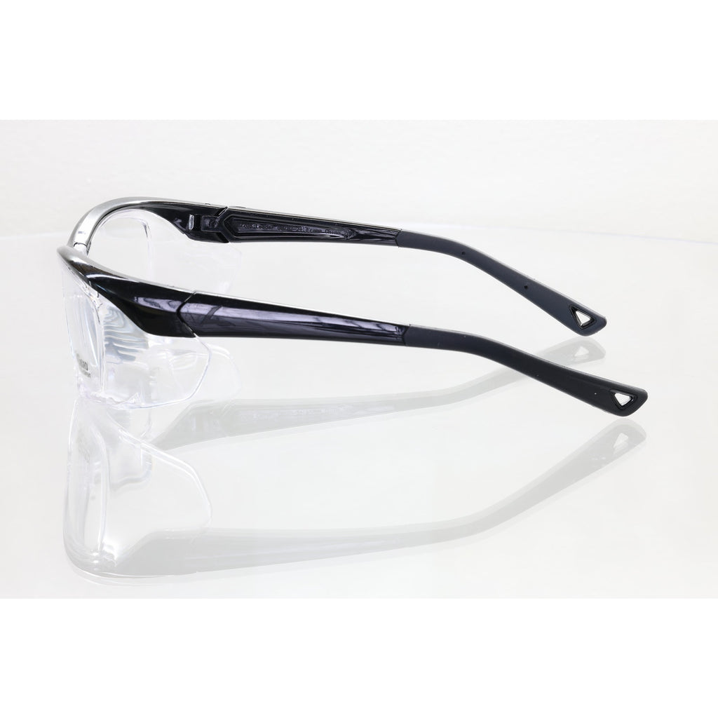 On-Guard 0G220S Leader black/clear safety glasses frames, photo 4 of 8