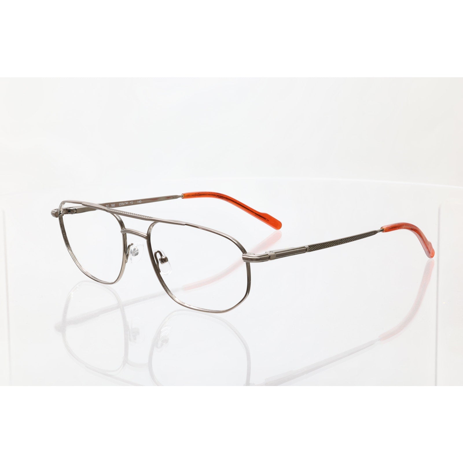 Silver Dollar TC 760 55-16-140mm Pure Titanium Eyeglass FRAMES ONLY - GOOD