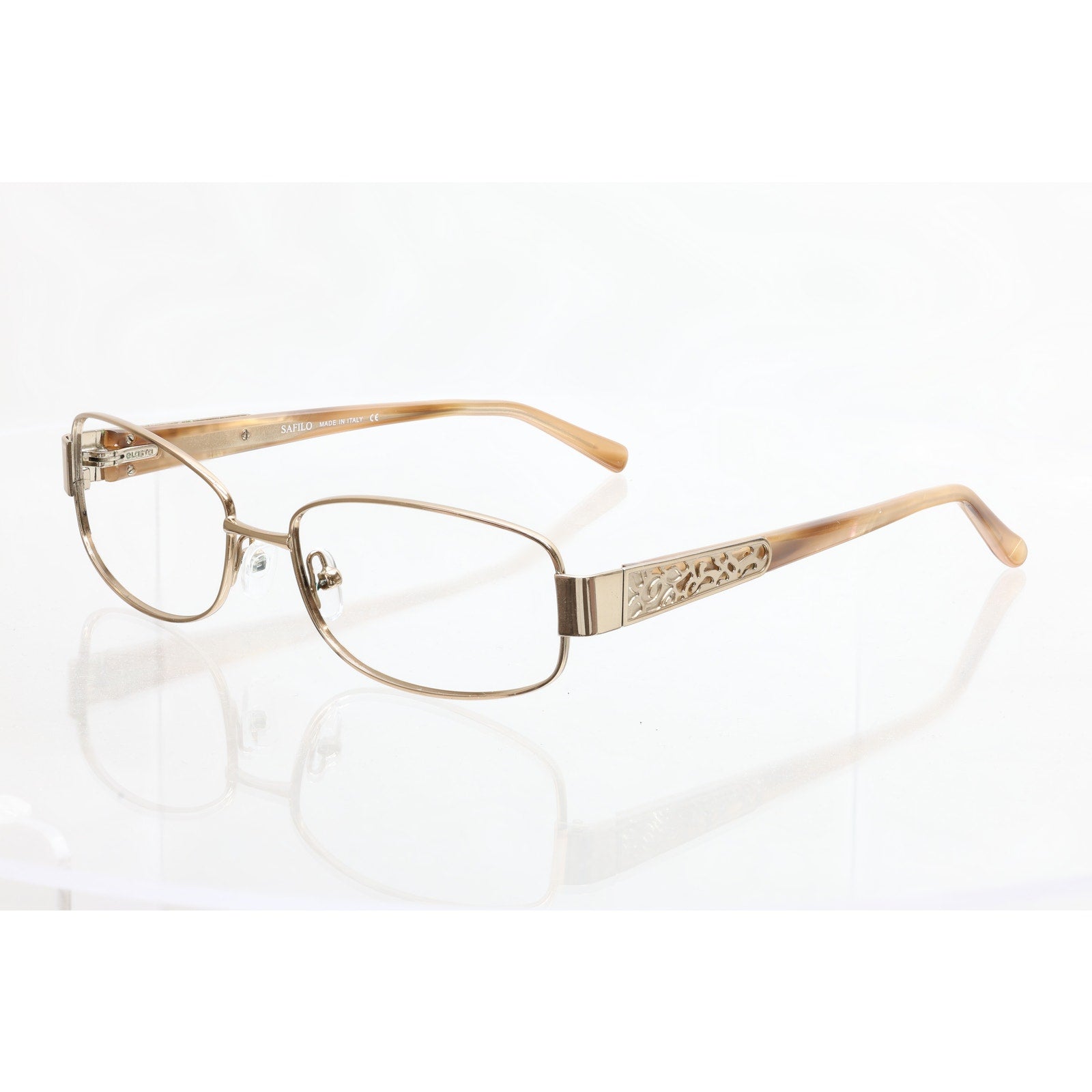 Safilo Elasta 4837 56-16-140mm 01H1 Eyeglass FRAMES ONLY - GOOD CONDITION