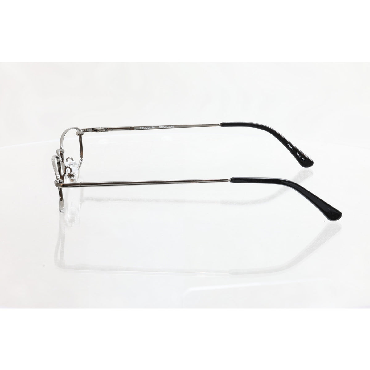 Caravelle By Bulova Johnstown Charcoal 49-20-140mm Eyeglass FRAMES ONLY - GOOD