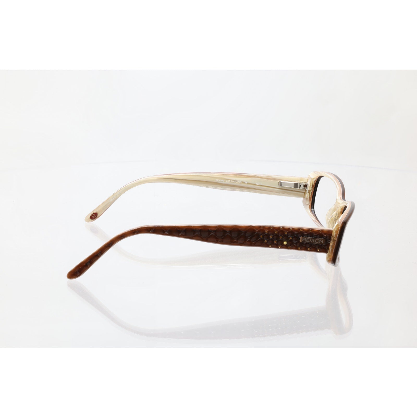 Revlon RV5006 52-17-135mm Cappuccino Eyeglass FRAMES ONLY - VERY GOOD CONDITION