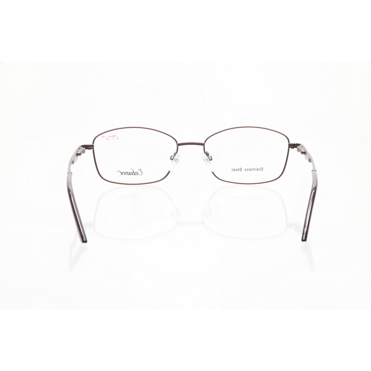 Enhance 4174 matt brown eyeglass frames, photo 5 of 6
