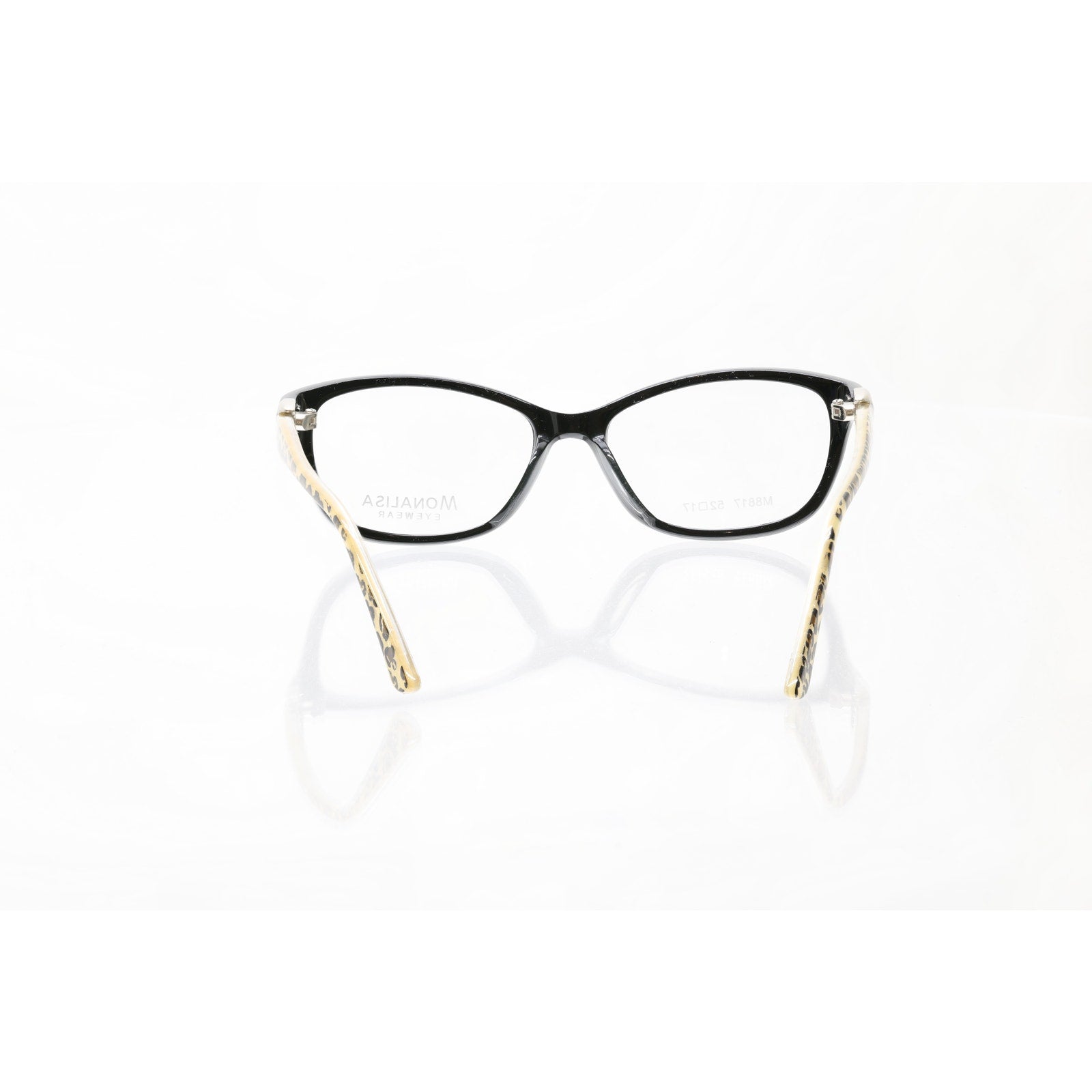 Monalisa M8817 C3 BK/Leopard 52-17-135mm Eyeglasses FRAMES ONLY - NEW CONDITION