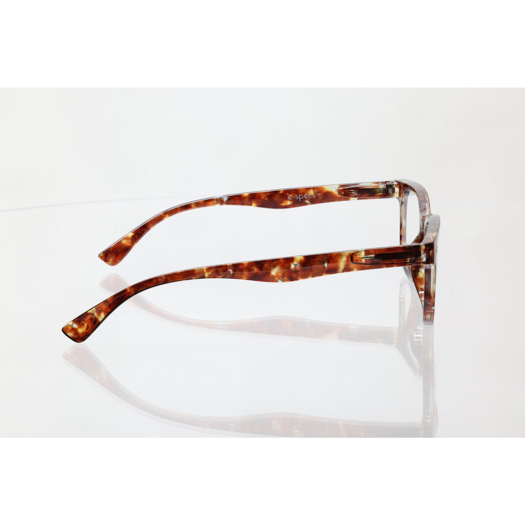 e-specs EB6115 tortoise reading glasses, photo 6 of 8