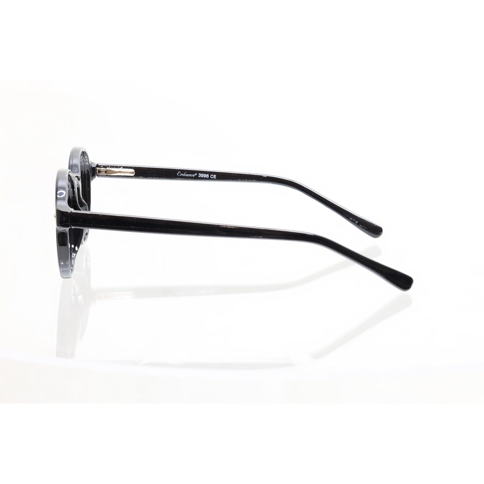 Enhance 3996 CE Shiny Black 46-19-143mm Eyeglasses FRAMES ONLY - VERY GOOD
