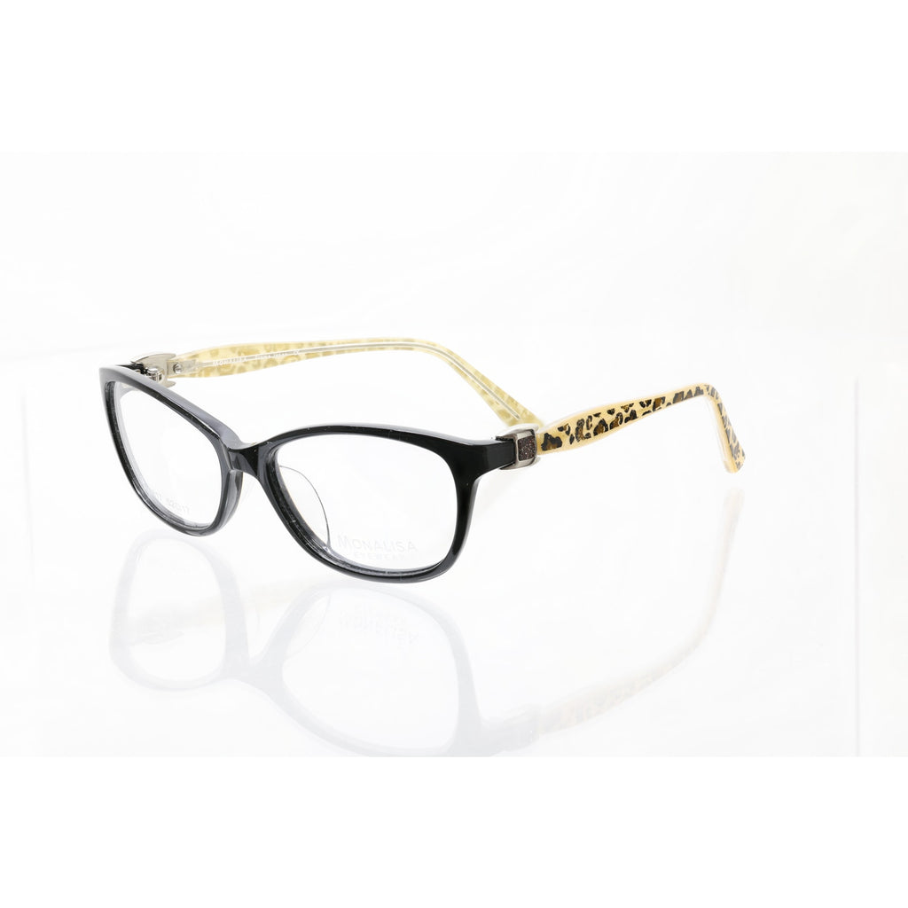 Monalisa M8817 C3 BK/Leopard 52-17-135mm Eyeglasses FRAMES ONLY - NEW CONDITION