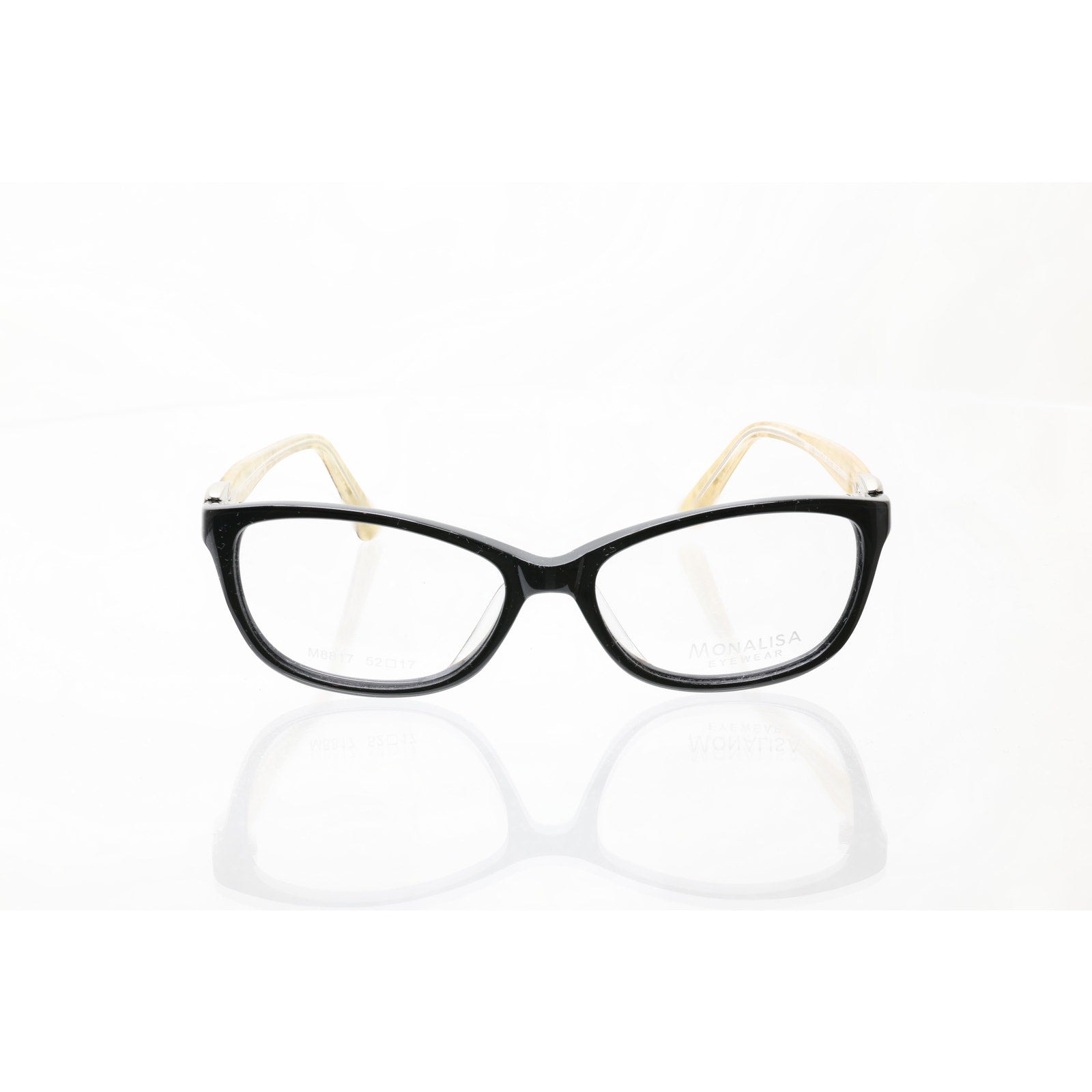 Monalisa M8817 C3 BK/Leopard 52-17-135mm Eyeglasses FRAMES ONLY - NEW CONDITION