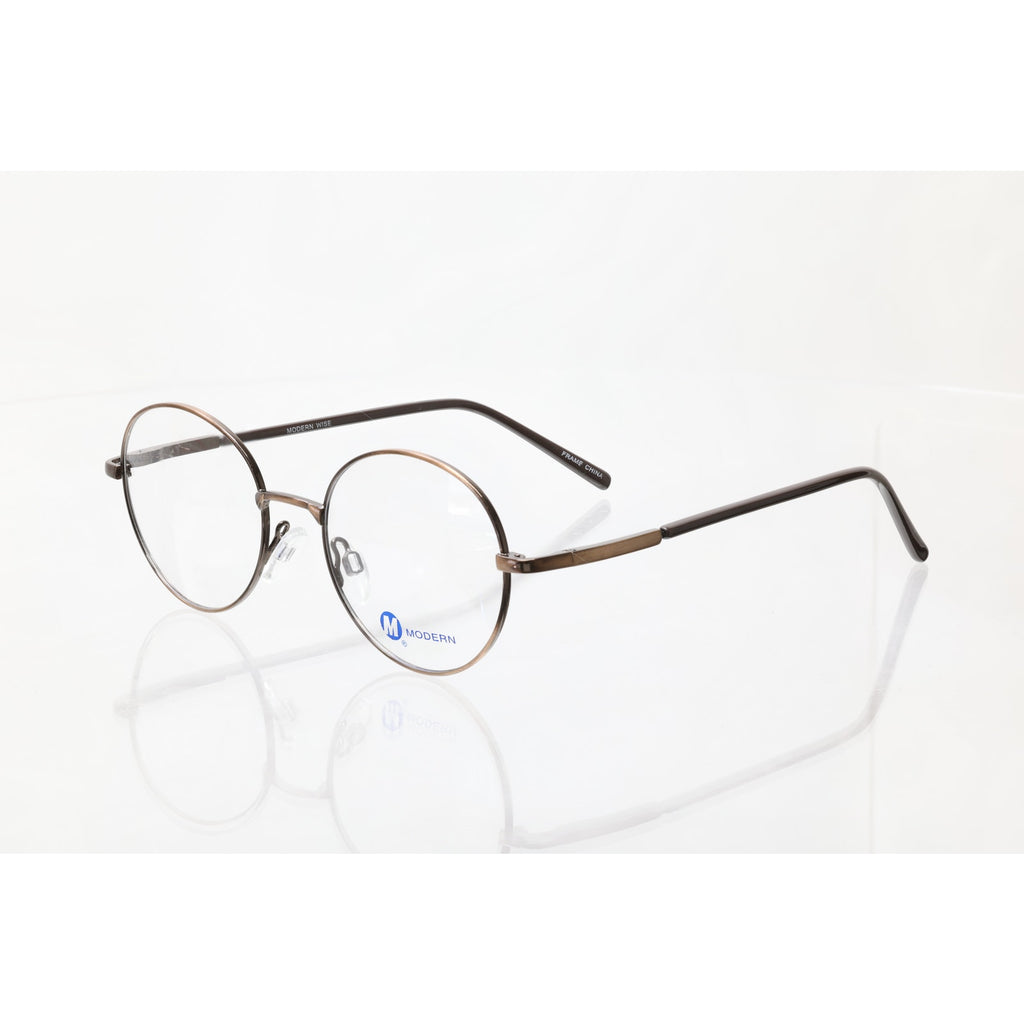 Modern Wise Ant. Brown 50-18-140mm Eyeglass FRAMES ONLY - NEW/WITHOUT TAGS
