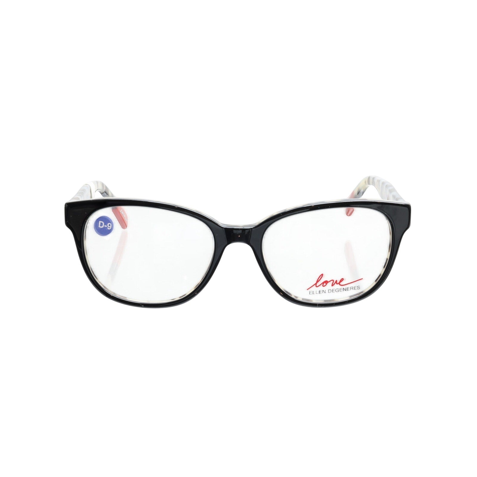 Love by Ellen DeGeneres Whitney BLKTT 53-18-140mm Eyeglasses FRAMES ONLY - NEW
