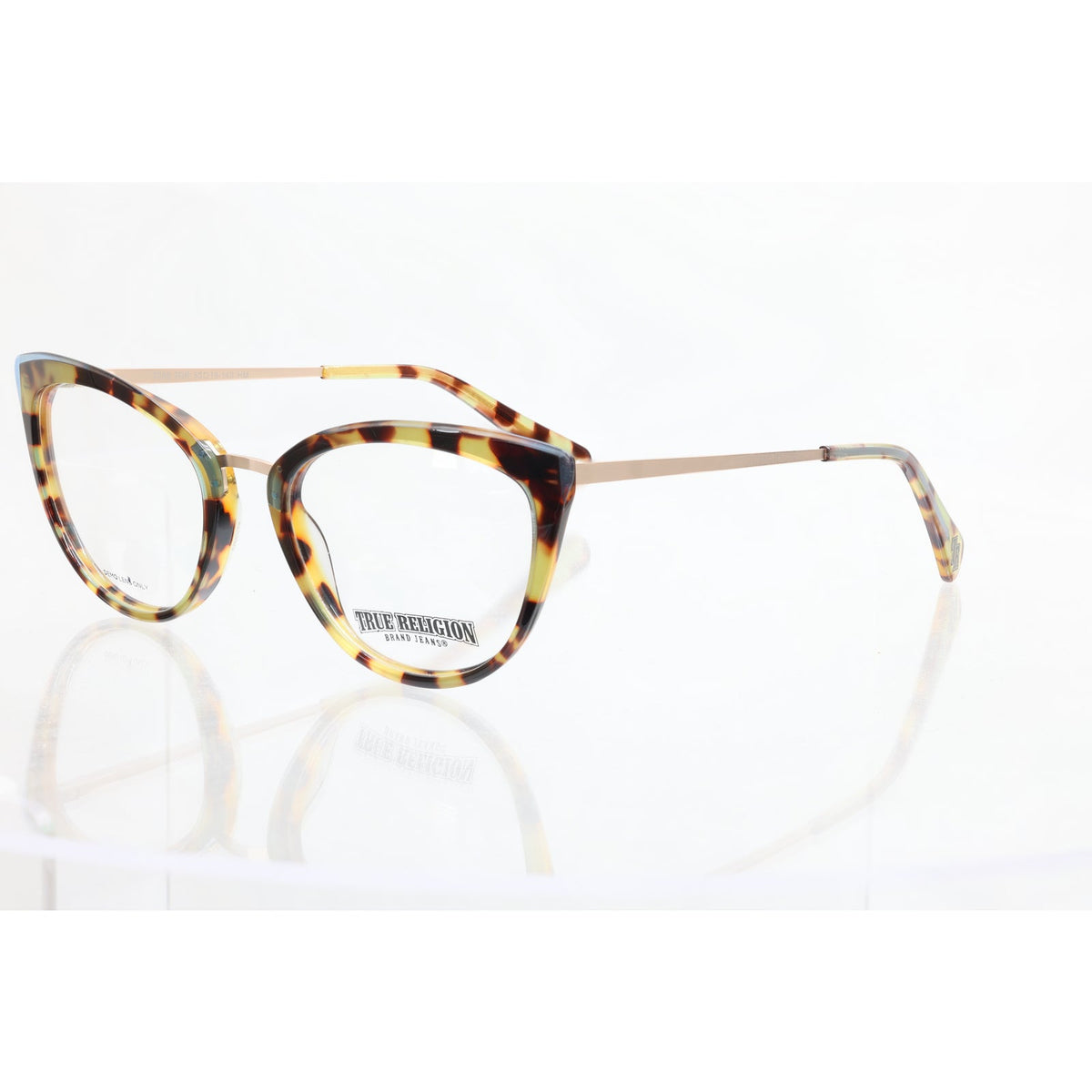 True Religion T038 tortoise eyeglass frames