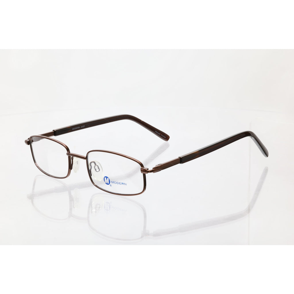 Modern Jazz Brown 52-18-140mm Eyeglass FRAMES ONLY - NEW/WITHOUT TAGS