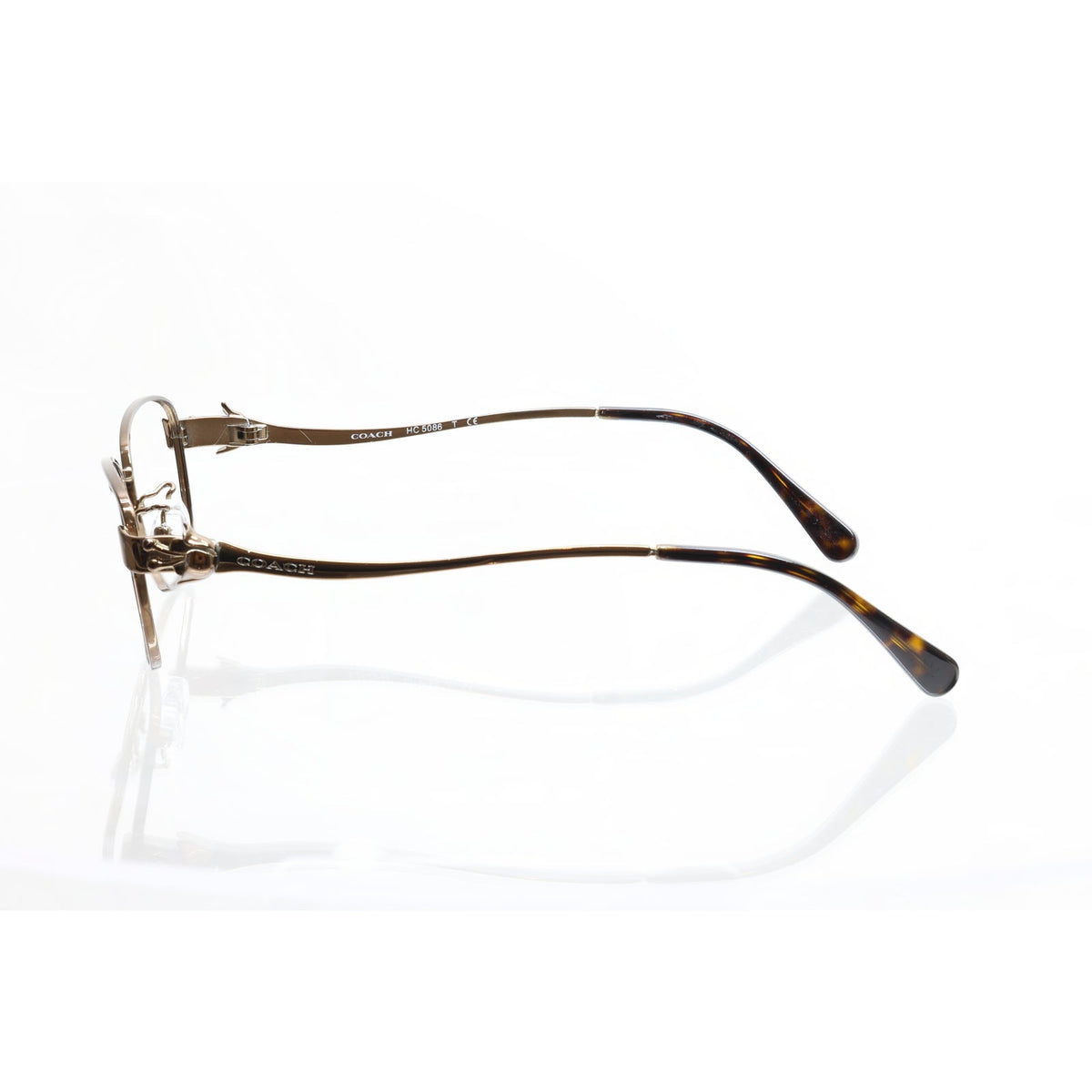 Coach HC 5086 9298 dark brown eyeglass frames, photo 4 of 6