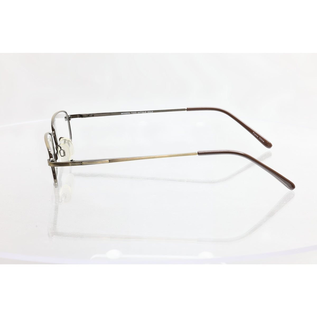 Modern Todd Antique Gold 50-18-145mm Eyeglass FRAMES ONLY - NEW/WITHOUT TAGS