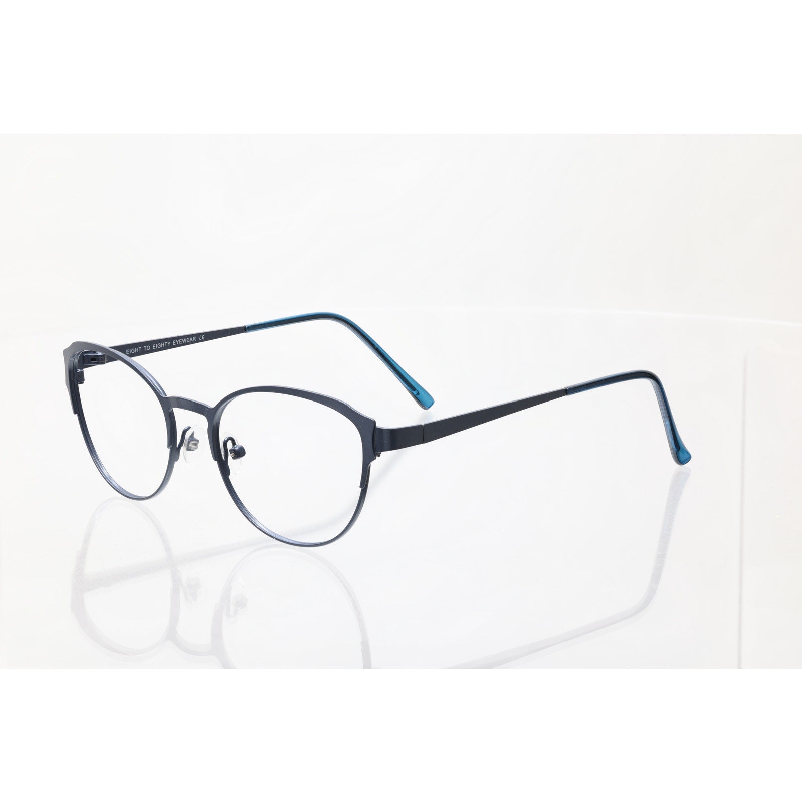 Eight to Eighty Eyewear Fanny 49-17-135mm Blue Eyeglass FRAMES ONLY - GOOD