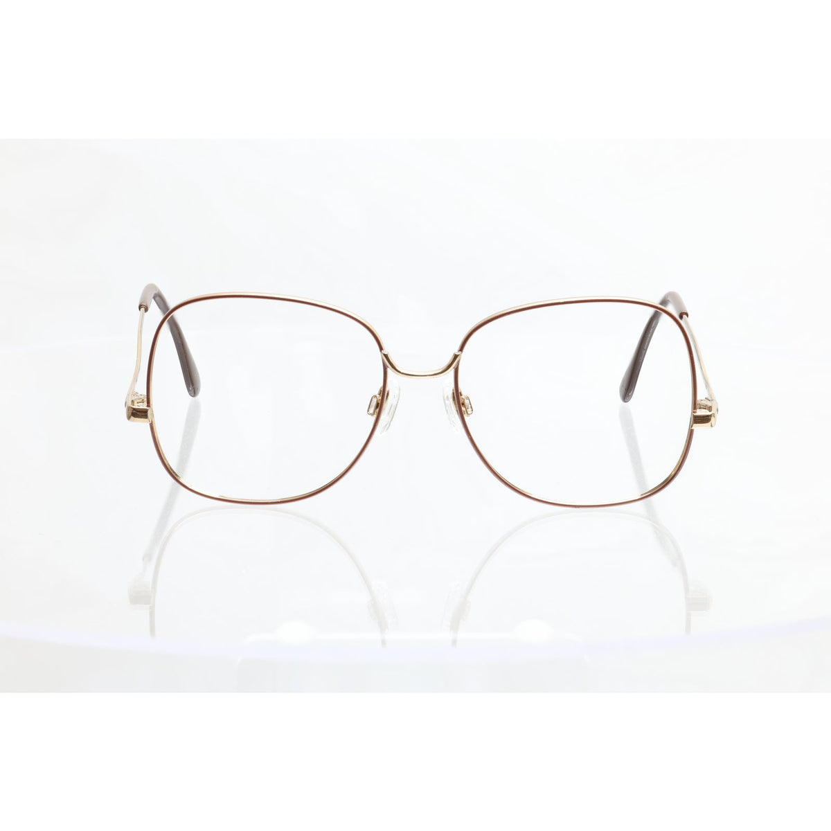 Charmant 4203 brown/rose gold eyeglass frames, photo 3 of 6