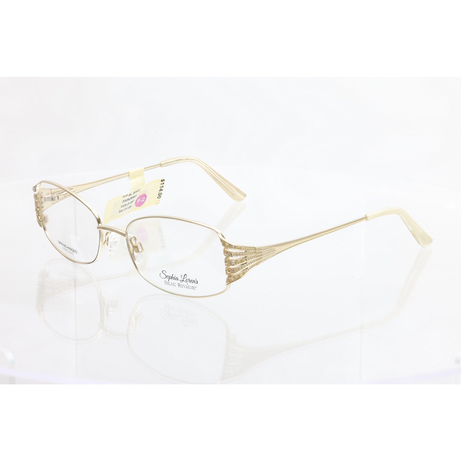 Sophia Loren's Beau Rivage 48 Zyloware 057 53-17-135 Eyeglasses FRAMES ONLY -NEW