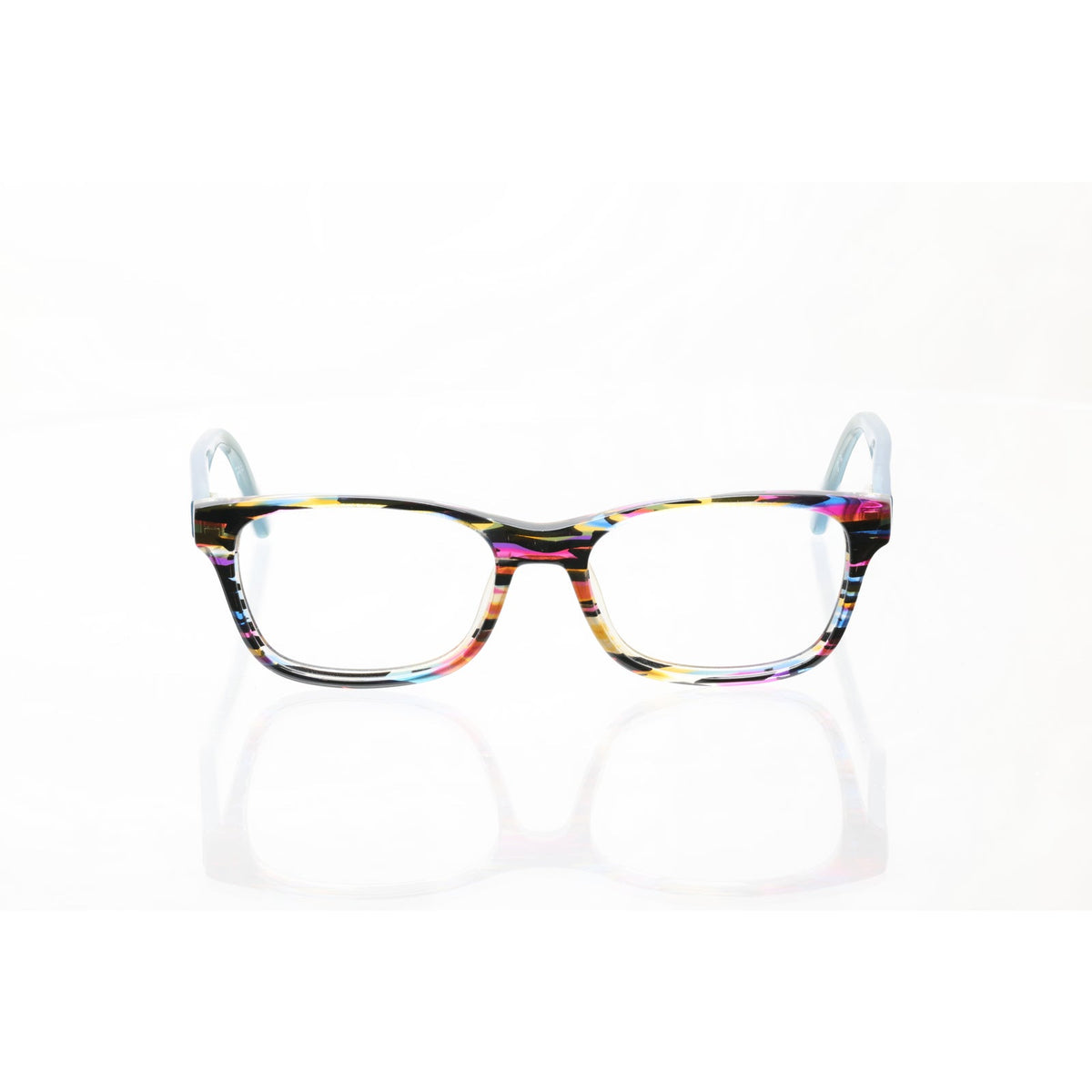BCBGeneration CV 0002 blue stripe eyeglass frames, photo 3 of 6