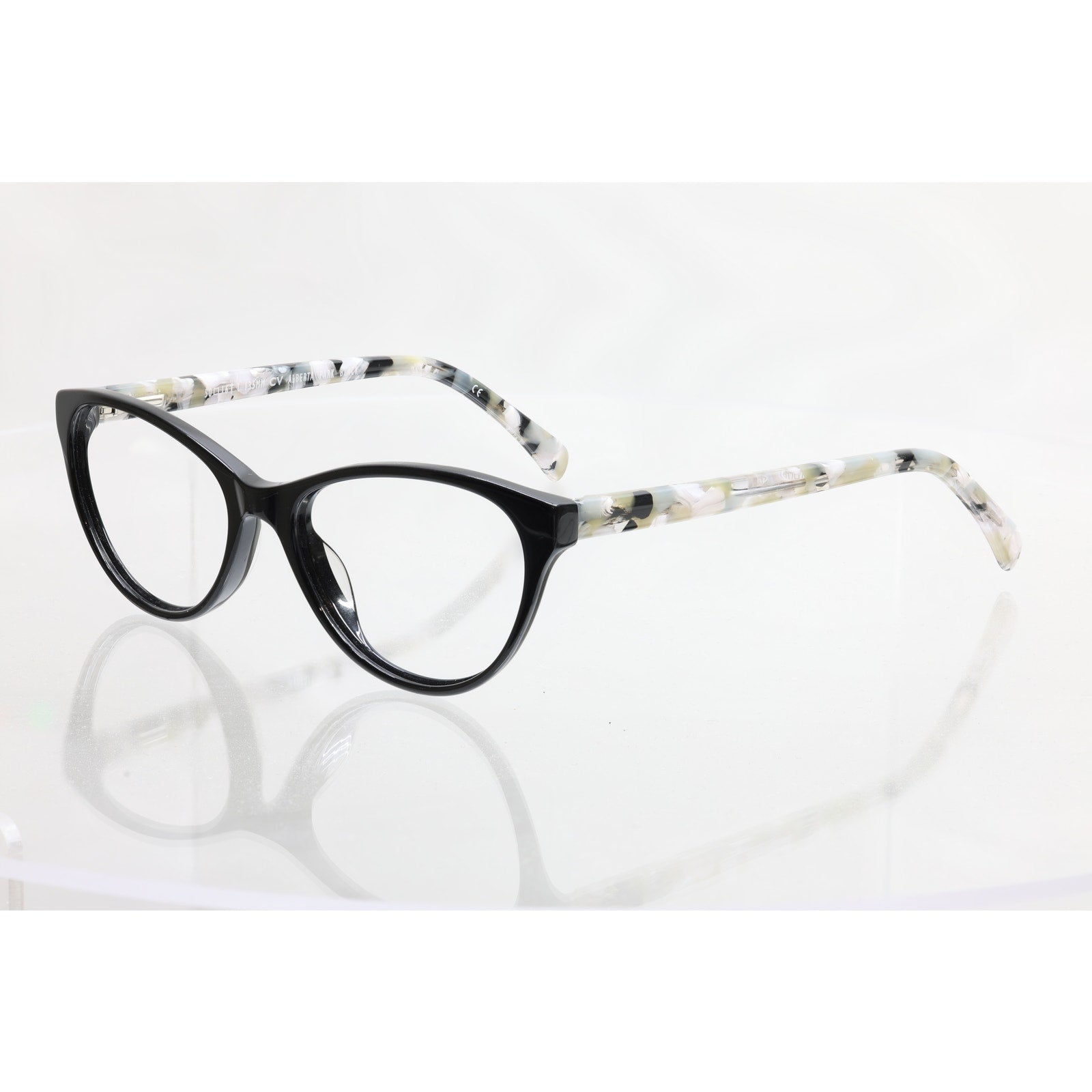 Clearvision Alberta Park 50-16-135mm Black Eyeglass FRAMES ONLY - GOOD CONDITION