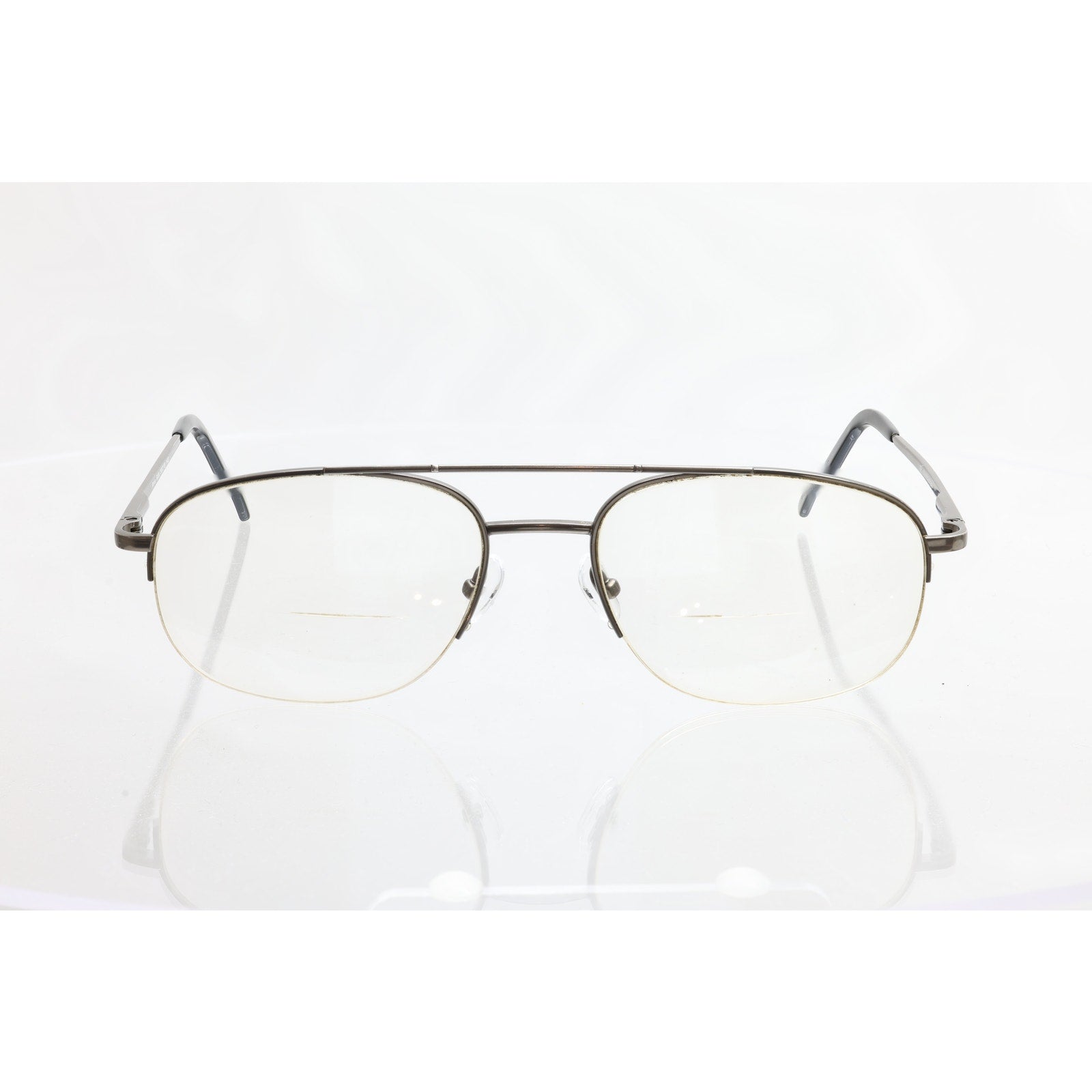 Van Heusen Artie 58-19-140mm Gunmetal Eyeglass FRAMES ONLY - GOOD CONDITION