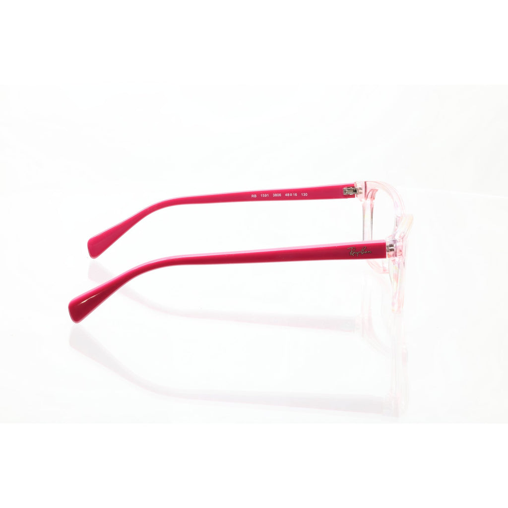 Ray-Ban clear/pink youth-size eyeglass frames, photo 6 of 6