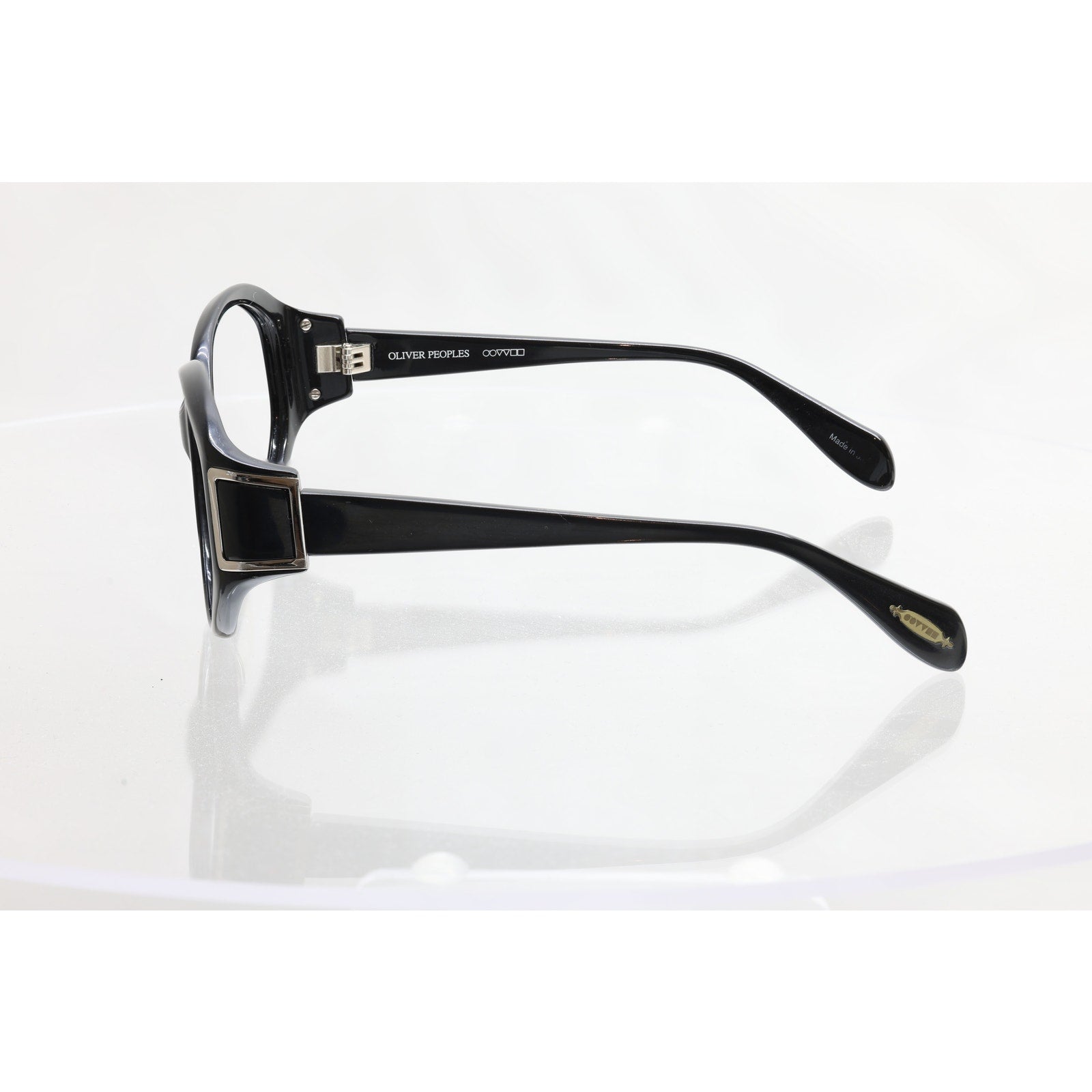 Oliver Peoples Rosina BK 57-16-125mm Sunglass / Eyeglass FRAMES ONLY - GOOD