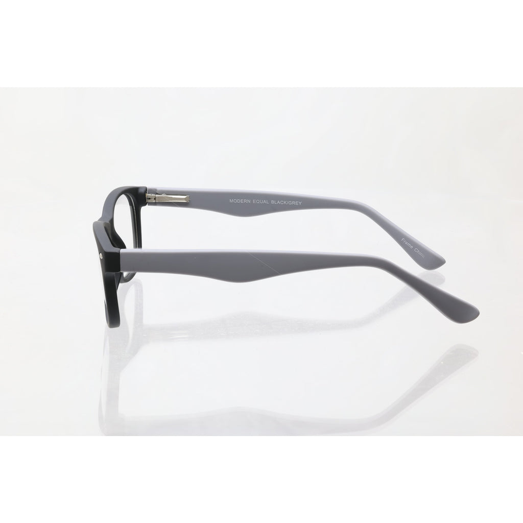 Modern Equal Black/Grey 50-19-140mm Eyeglass FRAMES ONLY - NEW/WITHOUT TAGS