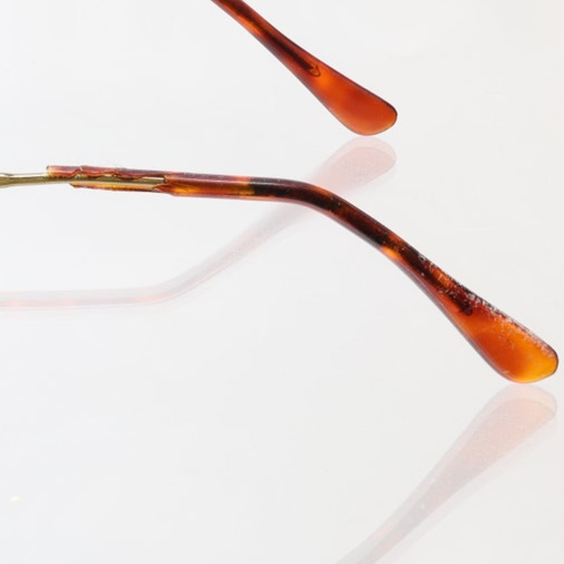 Van Heusen Albany 53-19-145mm GLD Eyeglass FRAMES ONLY - GOOD CONDITION - READ