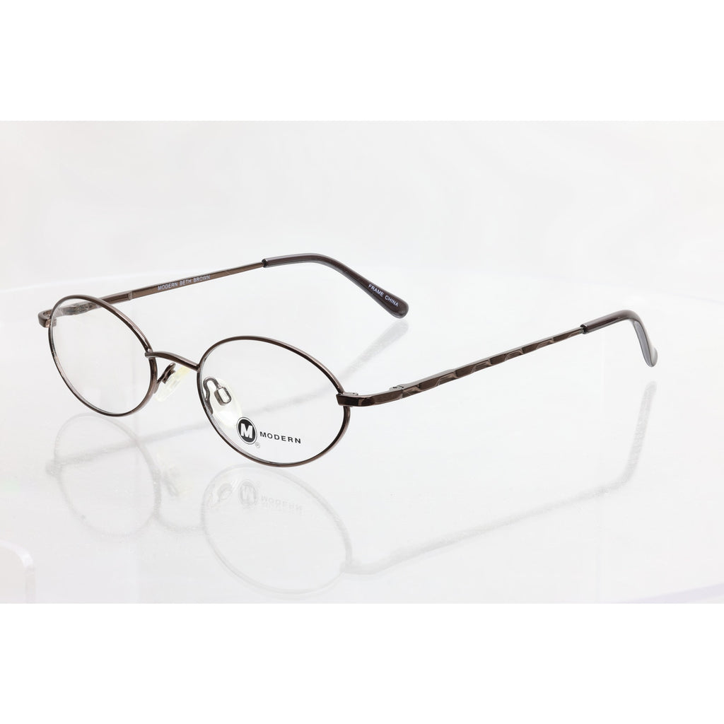 Modern Beth Brown 50-18-135mm Eyeglass FRAMES ONLY - NEW/WITHOUT TAGS