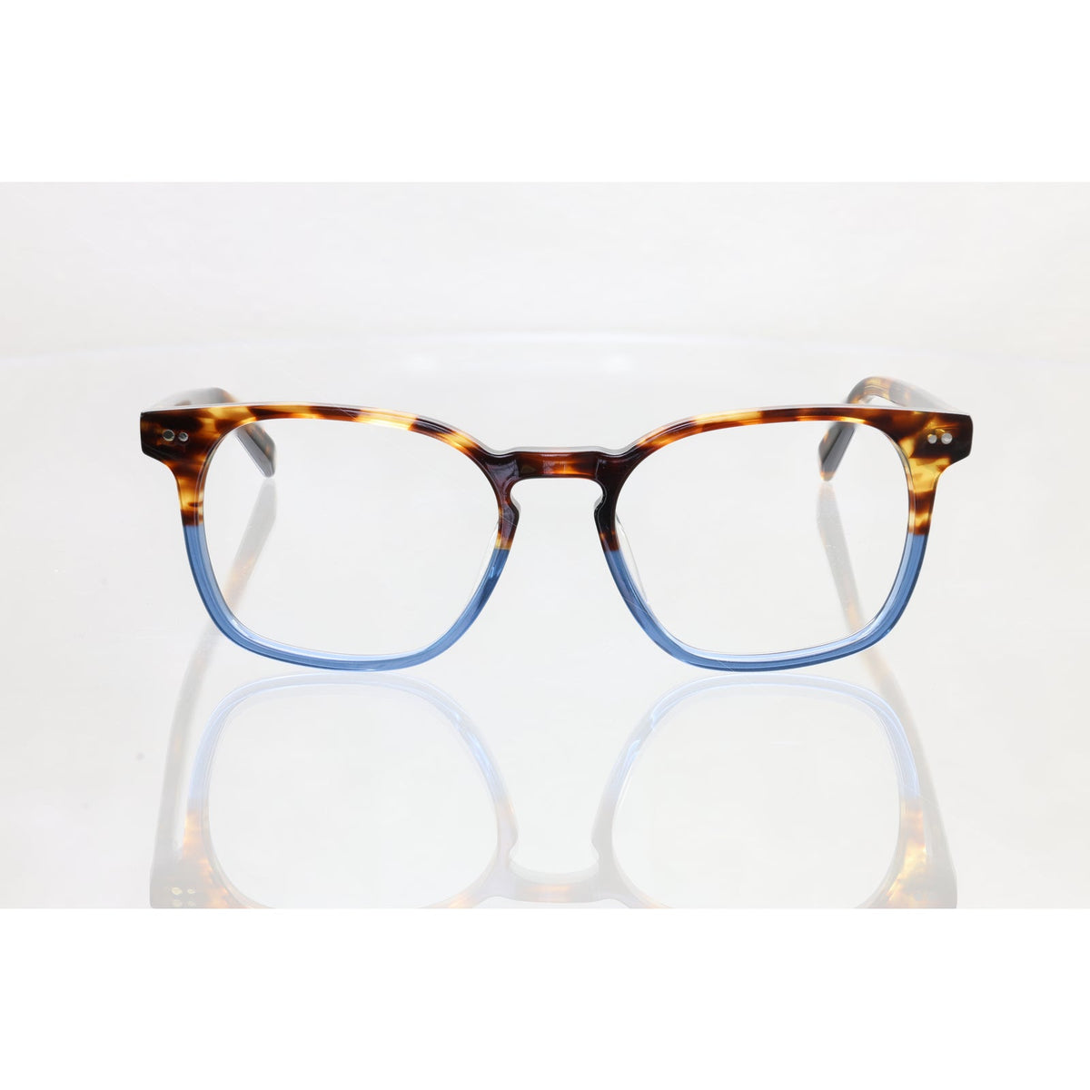 Warby Parker Santiago W 344 brown/blue eyeglass frames, photo 3 of 8
