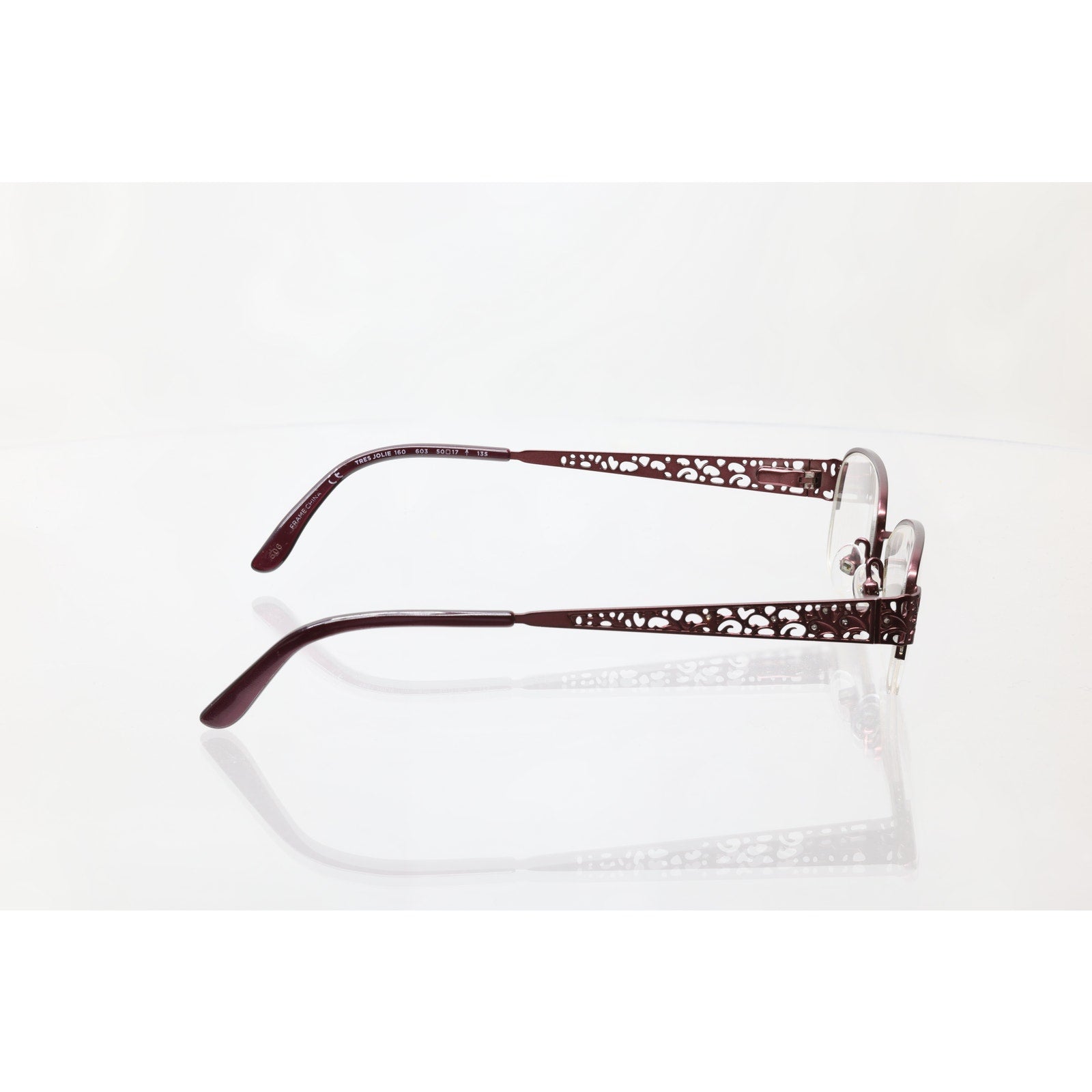 Marchon NYC Tres Jolie 160 50-17-135mm 603 Eyeglass FRAMES ONLY - GOOD CONDITION