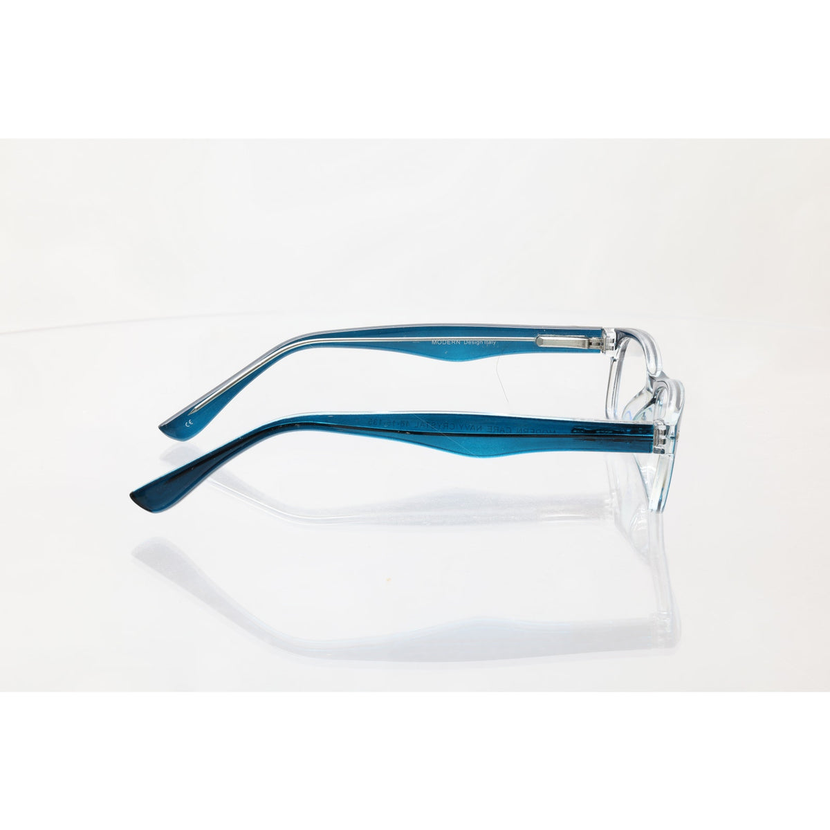 Modern Care Navy/Crystal 46-15-135mm Eyeglass FRAMES ONLY - NEW/WITHOUT TAGS