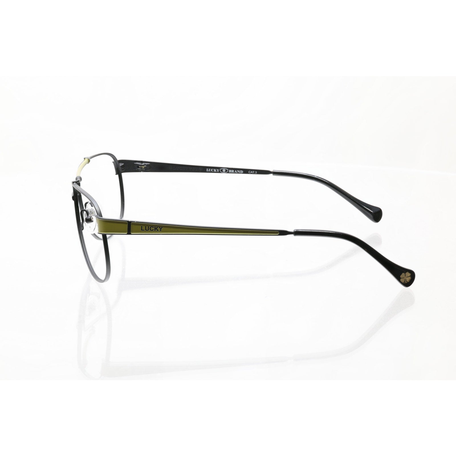 Lucky Brand Relaxed Matte Black 61-15-135 Sunglass/Eyeglass FRAMES - VERY GOOD