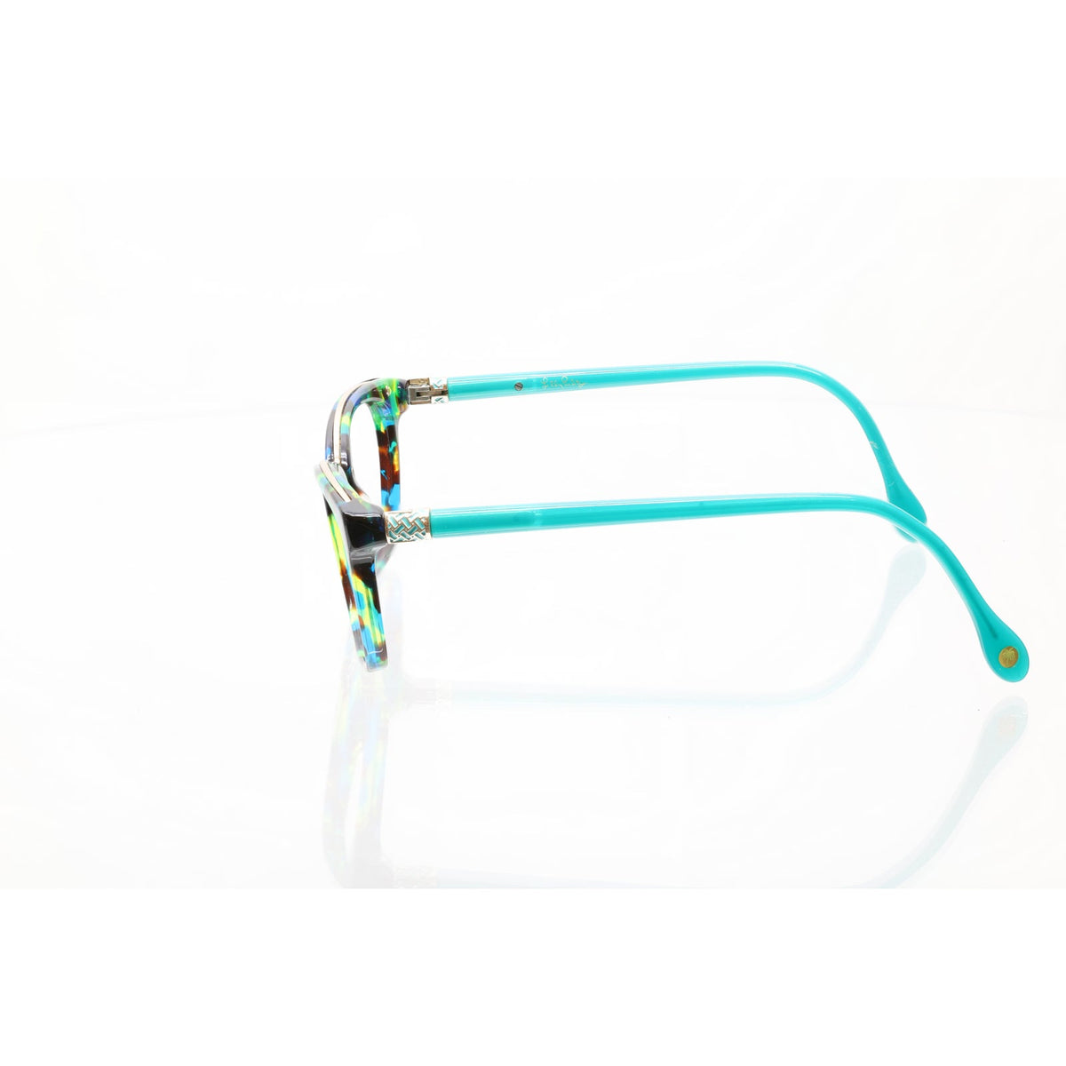 Lilly Pulitzer Bellmont AQ aqua eyeglass frames, photo 4 of 6