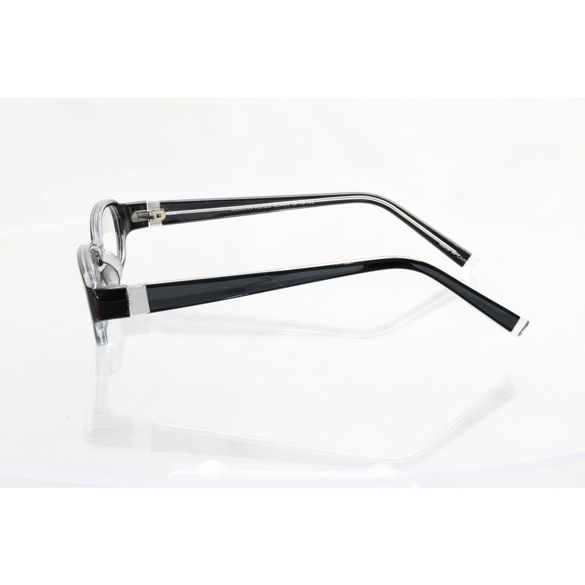 Modern Agree black eyeglass frames, photo 4 of 8