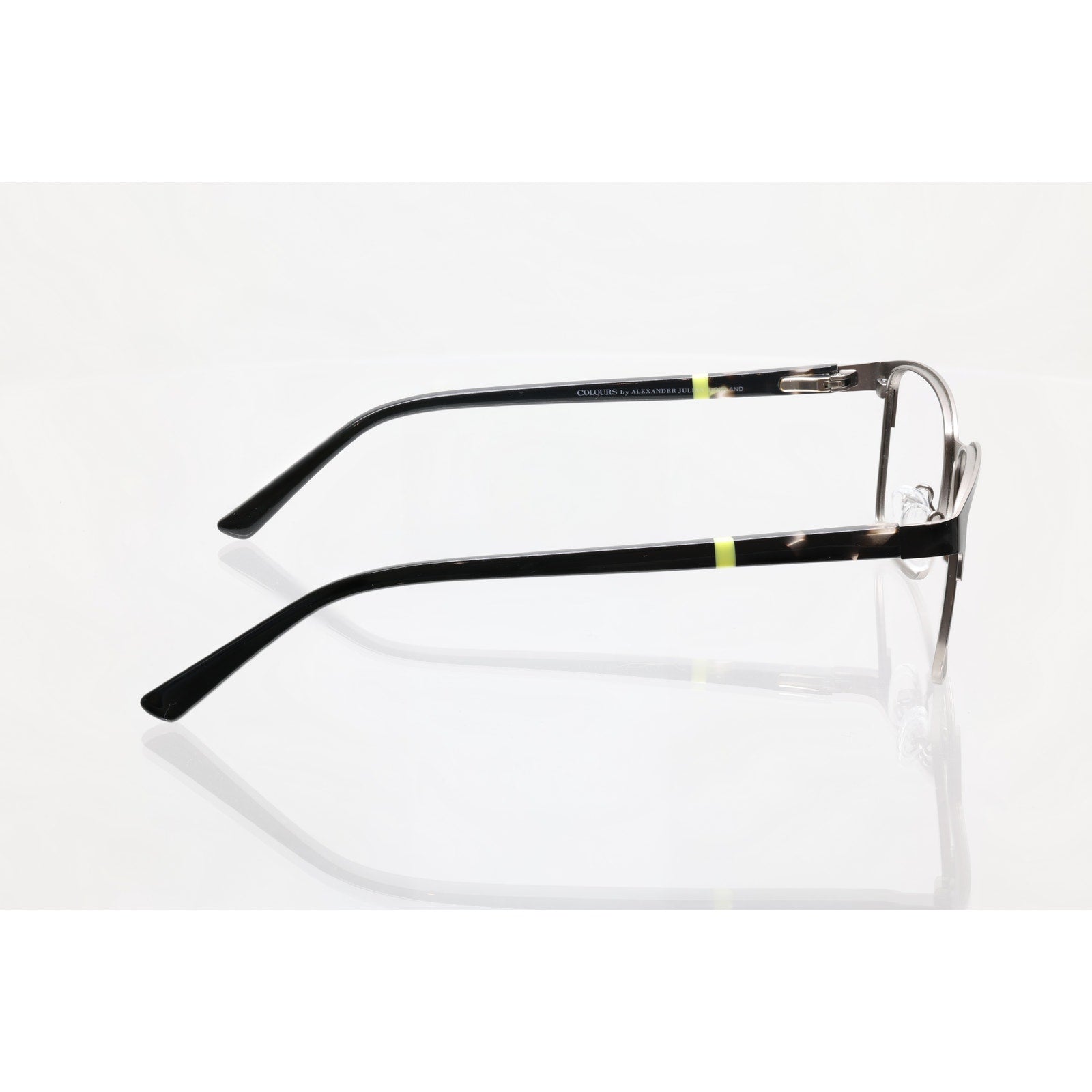 Colours By Alexander Julian Dowland Black 52-18-140 Eyeglasses FRAMES -VERY GOOD