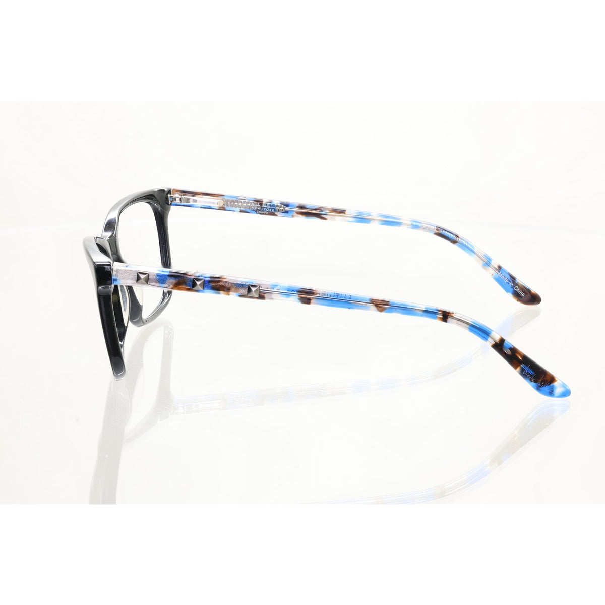 Nicole Miller Antwerp C01 black/blue eyeglass frames, photo 4 of 8
