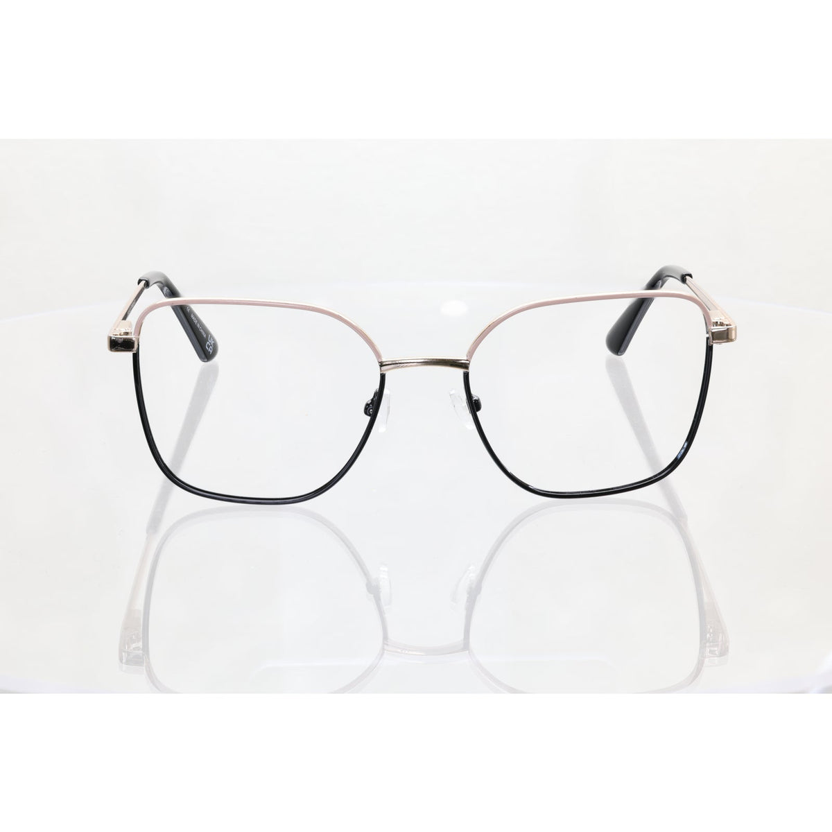 Wittnauer ADA pink/black eyeglass frames, photo 3 of 8