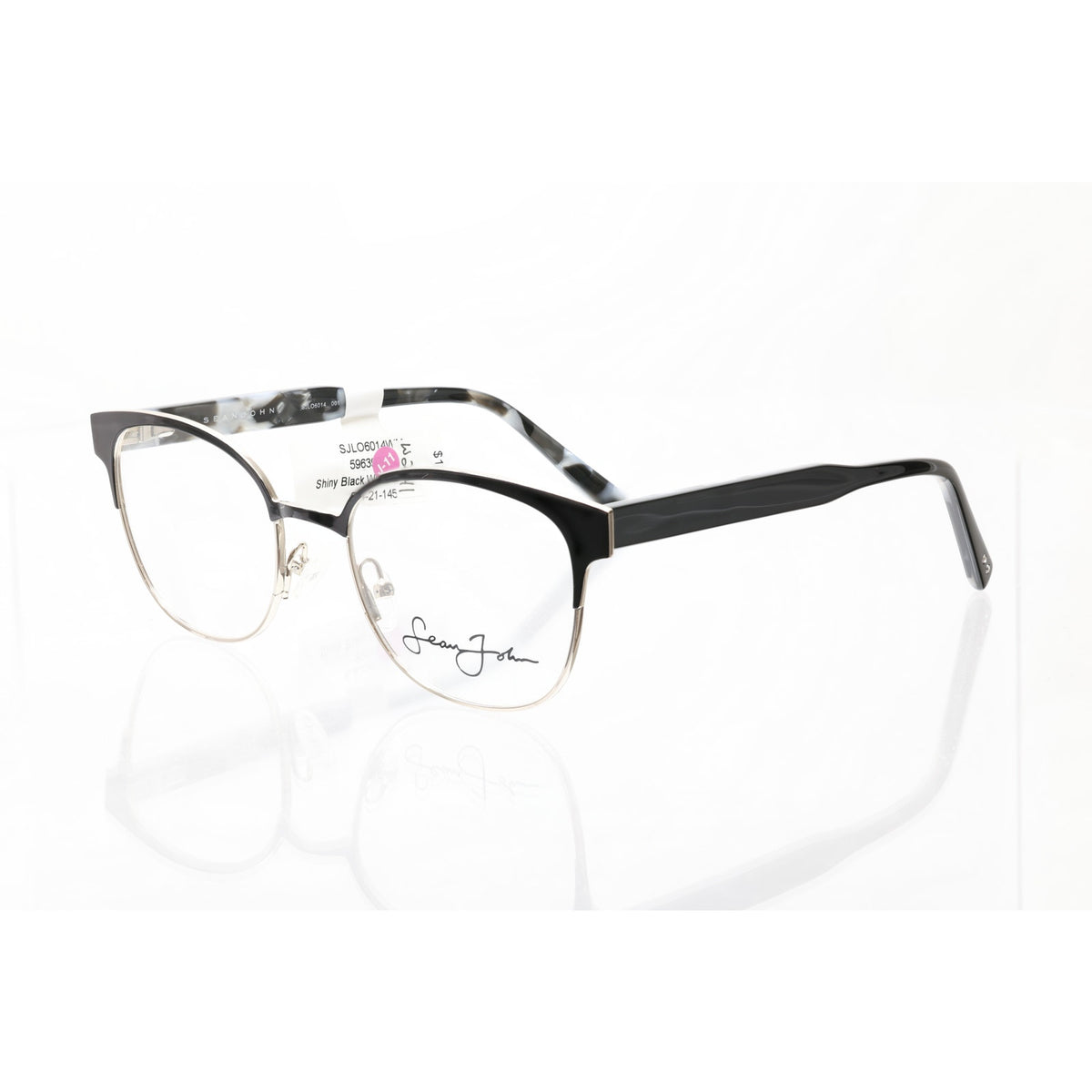 Sean John SJLO6014 001 Shiny Black 54-21-145mm Eyeglasses FRAMES ONLY - NEW