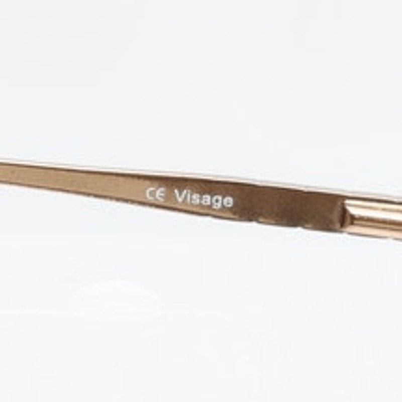 Visage Suede BRN Eyeglass FRAMES ONLY - GOOD CONDITION