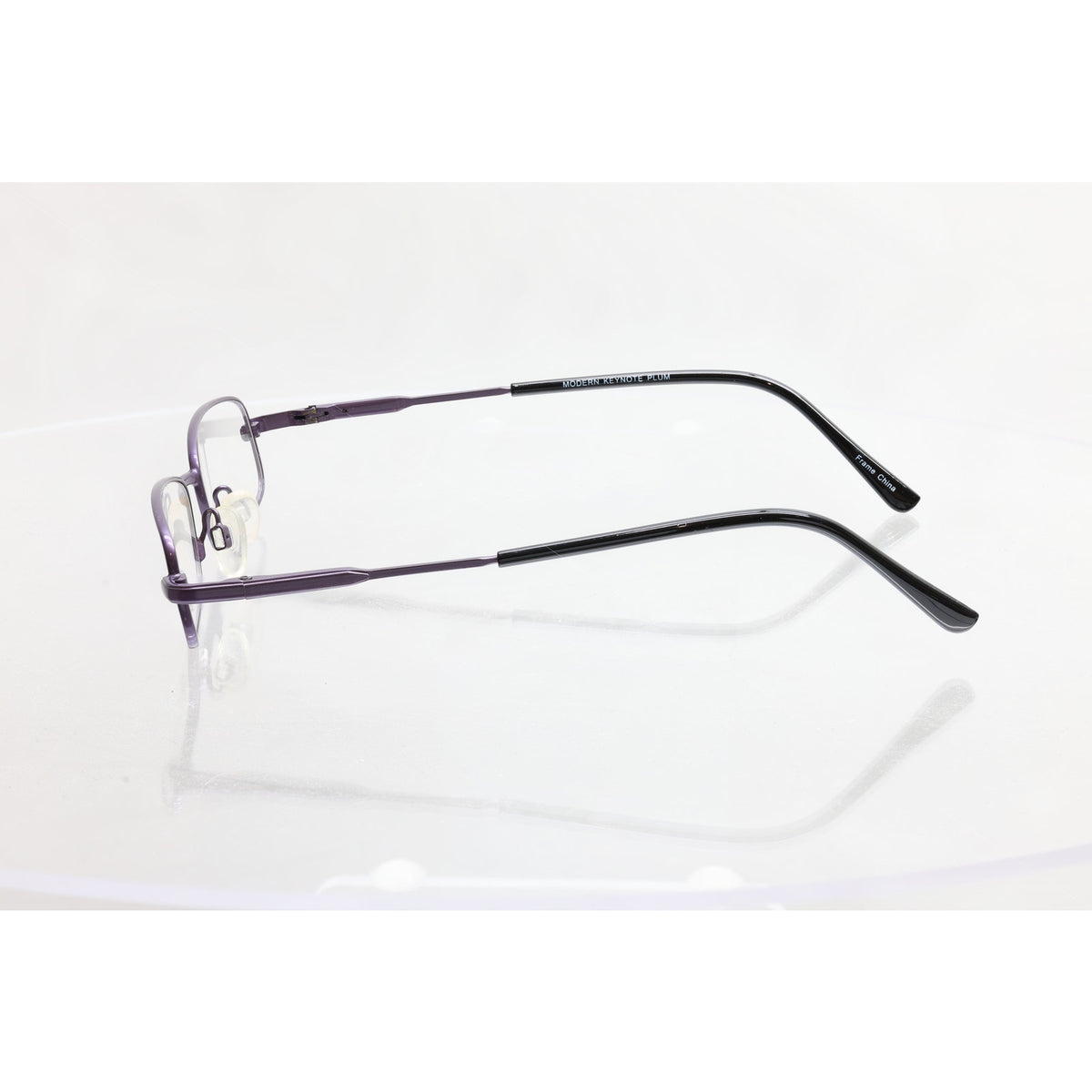 Modern Keynote plum women's eyeglass frames, photo 4 of 8