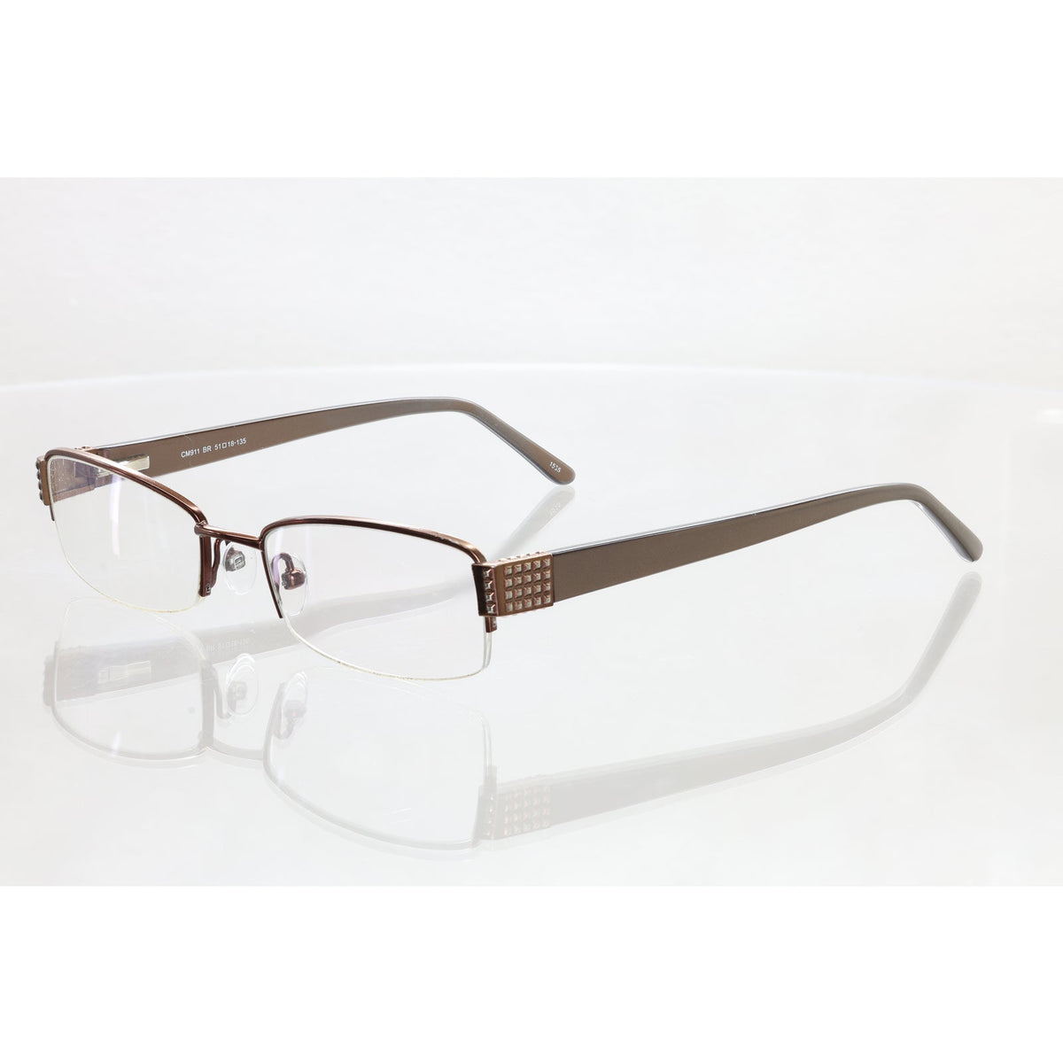 Chelsea Morgan CM911 BR brown eyeglass frames