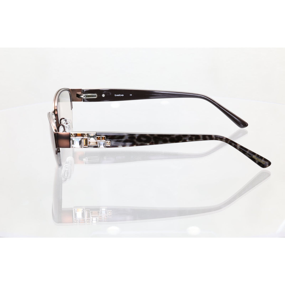 Bebe BB5151 (200) topaz eyeglass frames, photo 4 of 8