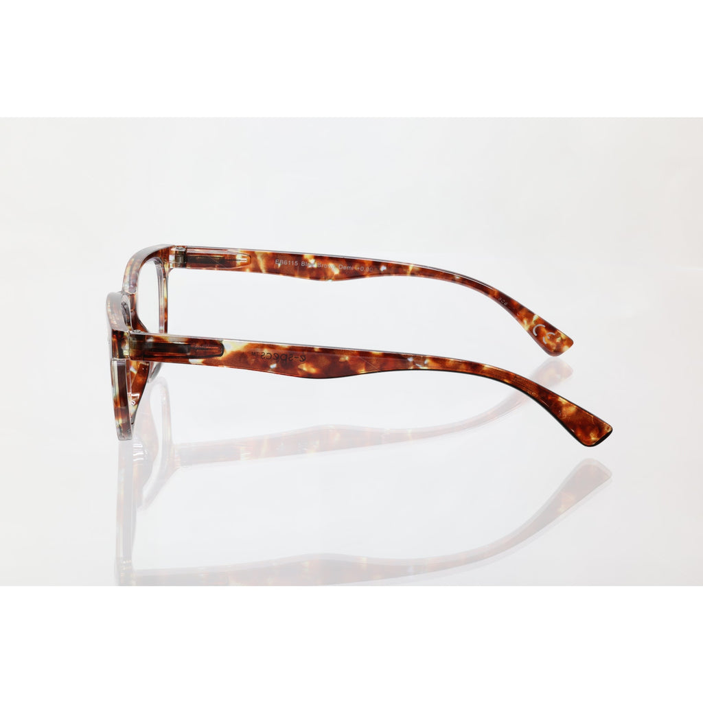 e-specs EB6115 tortoise reading glasses, photo 4 of 8
