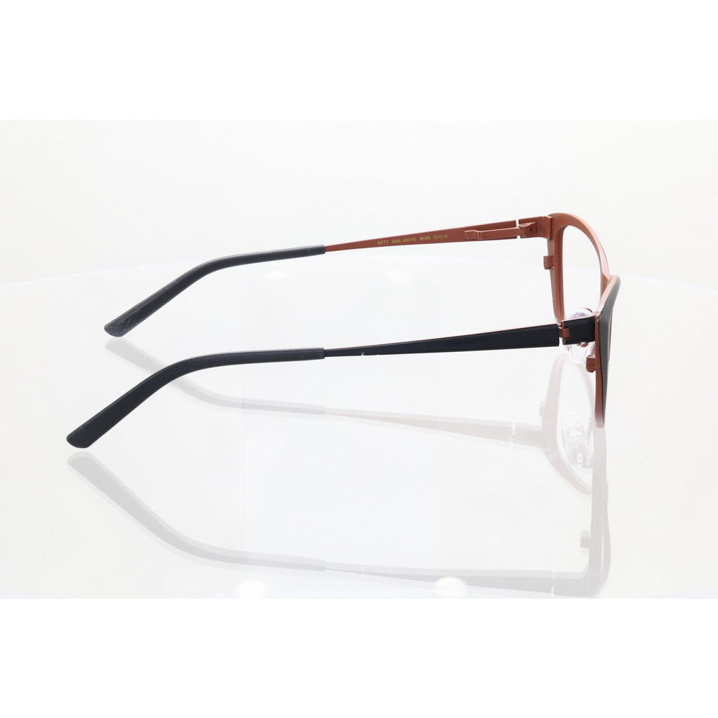 Bevel 3mm Above 8677 black eyeglass frames, photo 6 of 10