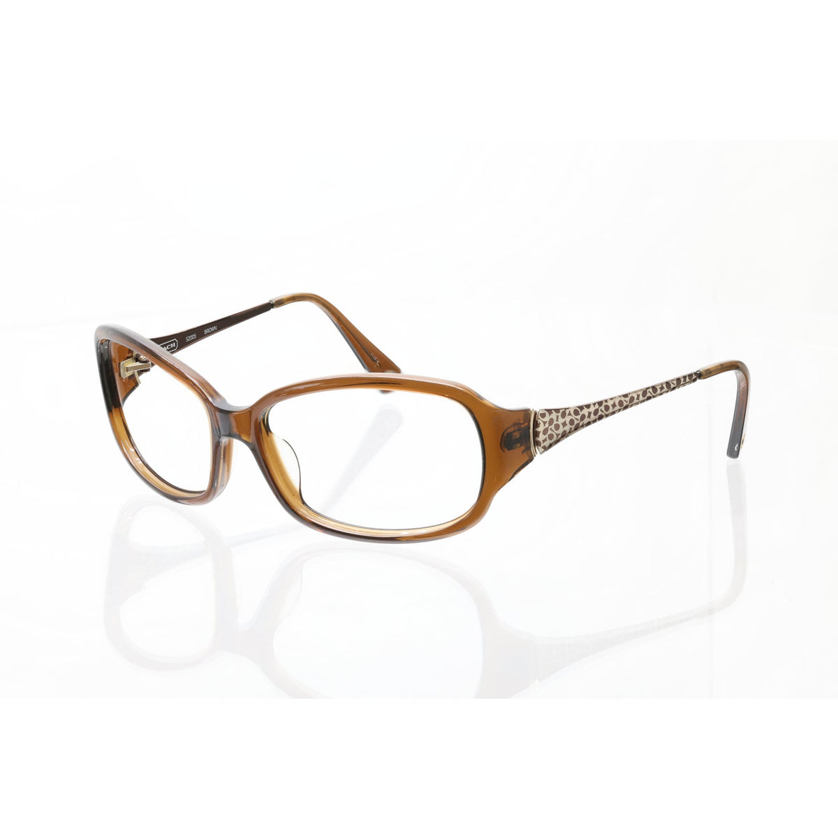 Coach S2005 brown sunglass frames